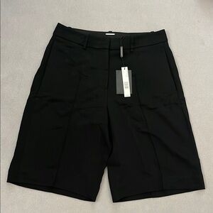 New  Elie Tahari Shorts Women Flat Front Bermuda City Short Mid Rise